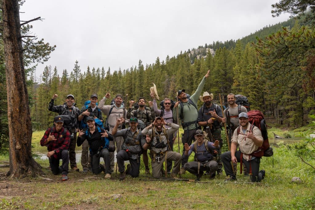 Happy Hustle Club members together in Montana